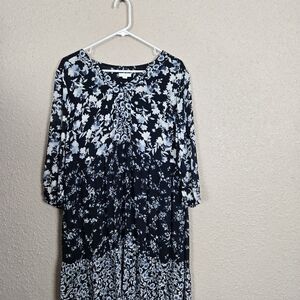 J.Jill Womens Peasant Dress With Lining Plus Size Medium Petite New #2A108